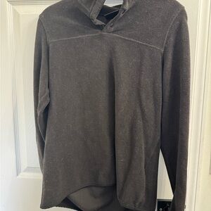 32 Degrees Black Turtleneck Sweater with Seam Details